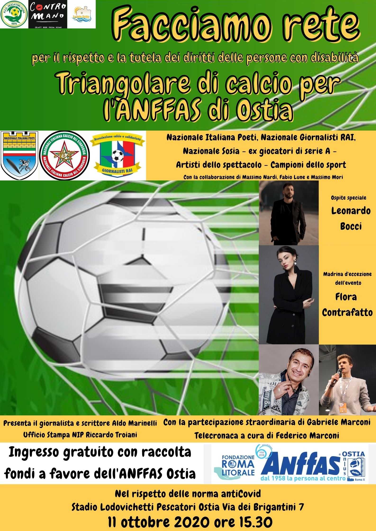 Facciamo rete, il triangolare di calcio organizzato dalla Nazionale Italiana Poeti